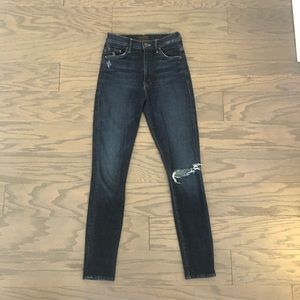 MOTHER High Rise Skinny Jeans, size 25